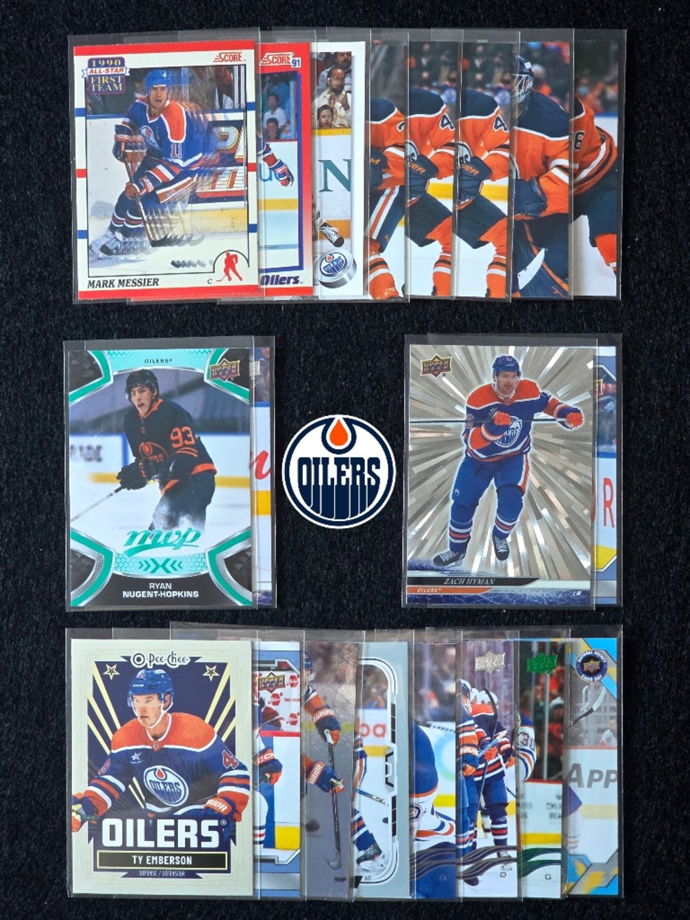 🛢️ 20+ Edmonton Oilers NHL Trading Card Lot